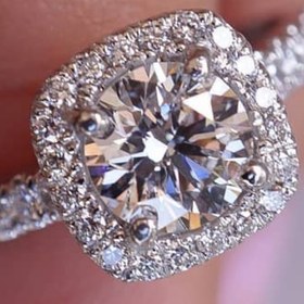 Resim Crystal Diamond Zirconia 1.01 Carat Tektaş Yüzük 