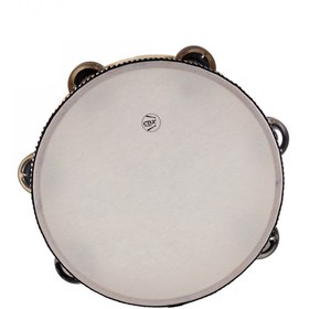 Resim Cox LTH8-6 Cam Derili Tef - 8" (Başlangıç/Orta - Perküsyon Aksesuarı) | Şeffaf Sentetik Deri, Tek Sıra Zil, Hafif ve Ergonomik Tutuş Alanı | Ölçüler: 8 İnç (20 cm) Çap 