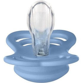 Resim Bibs Supreme Silikon Emzik - Sky Blue 6-18 Ay 