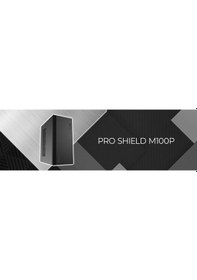 Resim Msı Pro Shıeld M100p 1x120mm Fan Matx Bilgisayar Kasası 