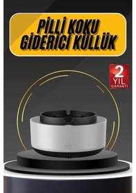 Resim Kül Tablası Hava Temizleyici Araç Akıllı Küllük Duman Temizleyici 