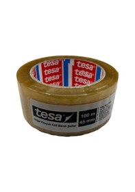 Resim Tesa 4263 Doğal Kauçuk Koli Bandı Şeffaf 100M x 45 Mm. 