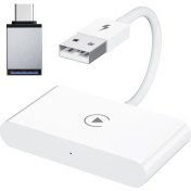 Resim Coofbe Araç Içi Iphone Cihazlar Için Kablosuz Apple Car Play Adaptörü, Wireless Carplay Çevirici 