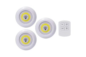 Resim Fantastik Store LED Lamba 3'lü Uzaktan Kumandalı Yapışkanlı - Lisinya 