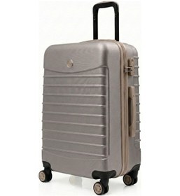 Resim Orta Boy Valiz 4x2 Teker Taş-bej 1168 Taş 