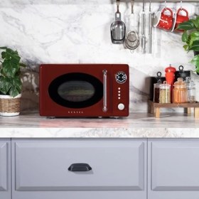 Resim Vestel Md 20 Yd Retro Bordo Mikrodalga Fırın 