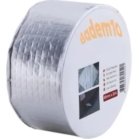 Resim TeknoKapsül Çamur Bant Çatı Izolasyon Ses Su Yalıtım Tamir Sakız Bandı Gri 48 mm x 2 Metre 1 Adet 