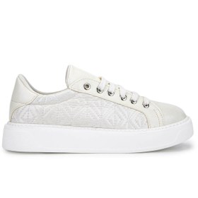 Resim Tamer Tanca Kadın Suni Deri Beyaz Sneakers & Spor Ayakkabı 