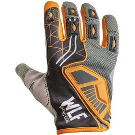 Resim Wlf Racing MX Eldiven Gri - Turuncu 