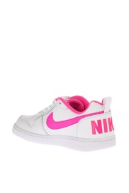 Resim Nike Beyaz Pembe Kız Çocuk Ayakkabı Court Borough 845104-100 