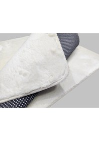 Resim 2 Li Banyo Paspası Ecoser Puff Krem Desenli 