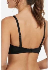 Resim Penti Siyah Lotus Straplez Bikini Üstü 