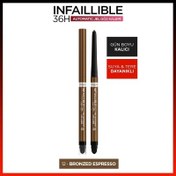 Resim Loreal Paris Infaillible Göz Kalemi - 12 Bronzed Espresso 