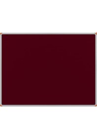 Resim Panda 90 x 180 CM Bordo Kumaş Kaplı Alüminyum Çerçeve Pano - pan156 
