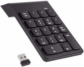 Resim Alfalink AL-2021 USB Numpad Keypad Kablosuz Numerik Klavye USB Numaratör Tuş Takımı 