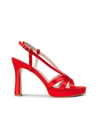 Resim Deery Kırmızı Saten Kadın Abiye Ayakkabı - S0143zkrmm01 Kırmızı 