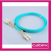 Resim cabex F/o Om3 Sc-sc Duplex Fiber Optik Patchcord Multimode 10 Mt 