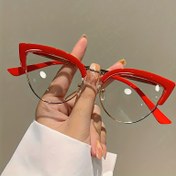 Resim Leopar Desenli Moda Trend Yeni Gözlük Çerçeveleri 