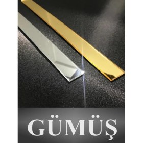 Resim Dekoratif Şerit Ayna Pleksi Duvar Süsü 4 cm x 100CM ( Yapışkanlı ) 