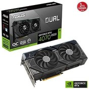 Resim Asus DUAL-RTX4070S-O12G 4070 Super GDDR6X 12Gb DLSS3 192Bit Ekran Kartı 