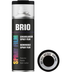 Resim Brio Sprey Boya Çıkarabilinir Opak Siyah 400 Ml 