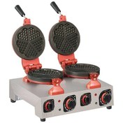 Resim Wfl01.e22 Z5f Zamanlayıcılı Çiçek Çiftli Waffle Makinesi, Elektrikli 