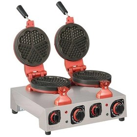 Resim Wfl01.e22 Z5f Zamanlayıcılı Çiçek Çiftli Waffle Makinesi, Elektrikli 