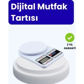 Resim Dijital Mutfak Terazisi 10KG Kapasiteli 1g Hassasiyetli 