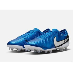 Resim Nike Tiempo Legend 10 Elite Fg Erkek Mavi Futbol Krampon Dv4328400 P-153 Mavi | Orjinal 