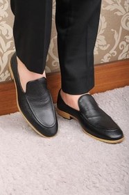 Resim Ducavelli Flavia Hakiki Deri Erkek Klasik Ayakkabı, Loafer Klasik Ayakkabı 