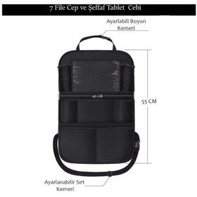 Resim RevuBaby Araba Koltuk Arkası Eşya Düzenleyici Organizer 