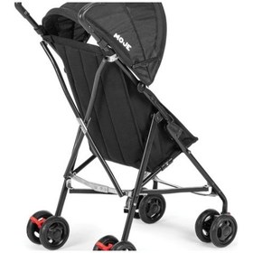 Resim Moje Simple Pratik Baston Bebek Arabası Siyah 
