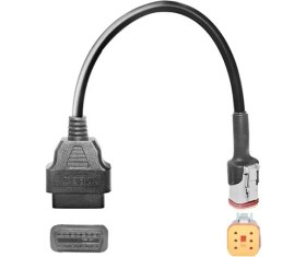 Resim Vgate Icar 6 Pini 16 Pine Dönüştürücü Kablo Harley Marka Motosikletlere Uygun 