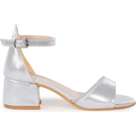 Resim Kiko Kids Elos Günlük Kız Çocuk 4 Cm Topuklu Sandalet Ayakkabı Altın 