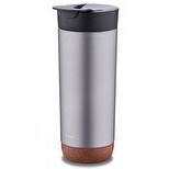 Resim Korkmaz A5578-1 Urban Kahve Bardağı Termos 590 ML - Gri 
