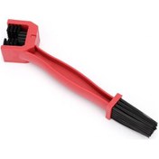 Resim Kırmızı 1pc Motosiklet Zinciri Temizleyici Plastik Bisiklet Bisiklet Moto Fırça Bisiklet Temiz Zincir Temizleyici 