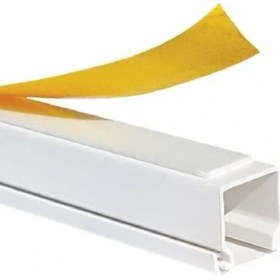 Resim Sert Plastik 16x16 mm Kendinden Yapışkanlı Kablo Kanalı 100 m 