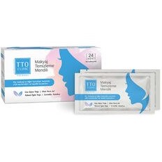 Resim TTO Clinic Makyaj Temizleme Mendili 24 Adet 