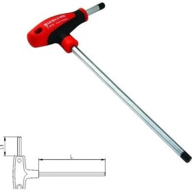 Resim TeknoKapsül 4920 T Tipi Allen Anahtar 8 mm 