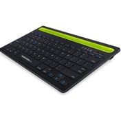Resim Coverzone C380 Çift Bluetooth Ince Tasarım Ipad Ile Uyumlu Telefon Tablet Tutuculu Bluetooth Klavye 