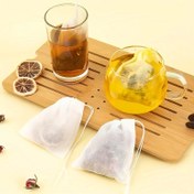 Resim 200/300/500 adet Gıda Sınıfı Dokunmamış Kumaş Çay Filtre Çantaları - İnceleme Çay Infuser ile Dize Heal Seal - Çay Çantaları 