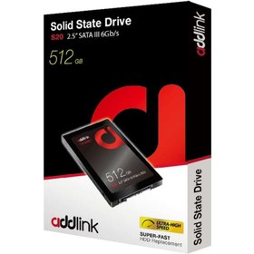 Resim ADDLINK 512GB 500-450 MB/s 2.5” SATA III 6Gb/s SSD AD512GBS20S3S 