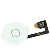 Resim iPhone 4 Uyumlu Home Tuş Bordu Filmi Beyaz 