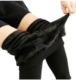 Resim Ervanur Kışlık Peluş Tayt Sıcak Tutan Termal Tayt 