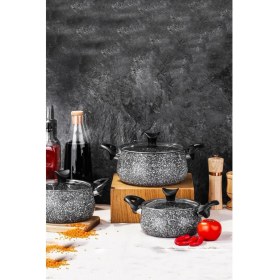 Resim Taç Ultra Granit 3'lü Güveç Seti 3410 