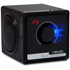 Resim Mikado Md-236 3w+3w Siyah Fm Radyo Destekli Müzik Kutusu 