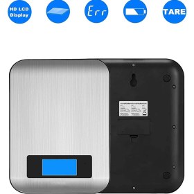 Resim Mezigarc 5 kg Mutfak Terazisi LCD Ekranlı Lüx Tartı Dijital Ekran Pratik Kullanışlı Kolay Kullanım Mutfak Tartısı 