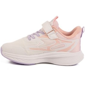 Resim Somon Cırtlı Fileli Hafif Esnek Kız Çocuk Spor Ayakkabı Silva F Somon 