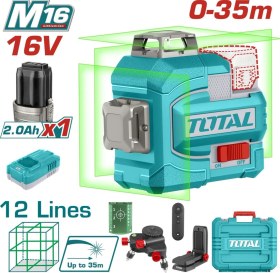 Resim Total Li-ion Akülü Lazer Hizalama Kumandalı Standlı Tam Takım Yüksek Kalite Tll301201e 