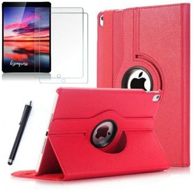 Resim Apple iPad 9 Kılıf 9. Nesil MK2K3TU/A Dönebilen Tablet Kılıfı +2 Adet Ekran Koruyucu + Tablet Kalemi 